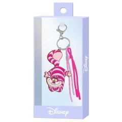 Alice in Wonderland Charm Keyring Cheshire Cat Smile