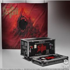 Death Rock Ikonz On Tour Road Case Statue + Stage Backdrop Set The Sound of Perseverance Tour 1998