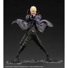 Trigun Stampede ARTFXJ Statue 1/8 Vash the Stampede The Gunman in Black Ver. 22 cm