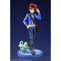 Pokémon ARTFXJ Statue 1/8 Calem & Froakie 20 cm