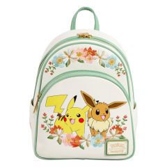 Pokemon by Loungefly Mini Backpack Pikachu & Eevee Floral