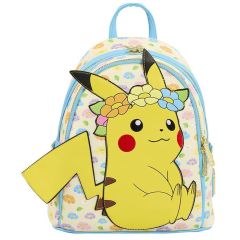 Pokemon by Loungefly Mini Backpack Sleeping Pikachu Floral Crown