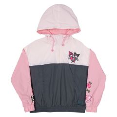 Sanrio by Loungefly Windbreaker Jacket My Melody and Kuromi Size XL