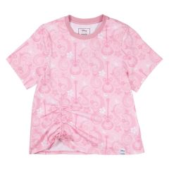 Disney by Loungefly Tee T-Shirt Unisex Hannah Montana Shirred Hem Size XXL