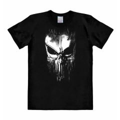 Marvel Easy Fit T-Shirt Punisher - Striped Skull Size XL