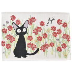 Kiki's Delivery Service Cloth Lunch Napkin Jiji Red Flowers