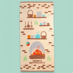 Howl’s Moving Castle Towel Cook with Calcifer 70 x 140 cm