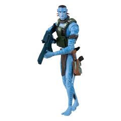 Avatar: Fire and Ash Action Figure Quaritch (Ash Recom) (Gold Label) 18 cm