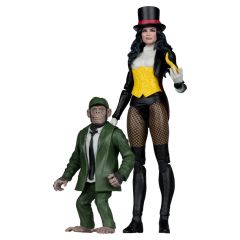 DC Multiverse McFarlane Action Figure Zatanna with Detective Chimp Collector Edition #53 18 cm