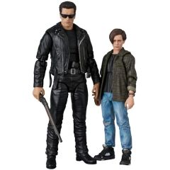Terminator 2 MAFEX Action Figure T-800 (T2 Ver.) & John Connor 16 cm