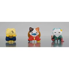 One Piece Mega Cat Project Trading Figure 3-Pack Nyan Piece Nyan! Happy Trio 2024 Limited Ver. 3 cm