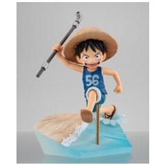 One Piece G.E.M. Series PVC Statue Monkey D. Luffy Run! Run! Run! 15th anniversary Ver. 12 cm