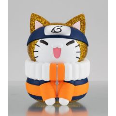 Naruto Shippuden Mega Cat Project Nyanto! Giant Nyaruto Series Trading Figure Naruto Uzumaki Gold Ver. 10 cm
