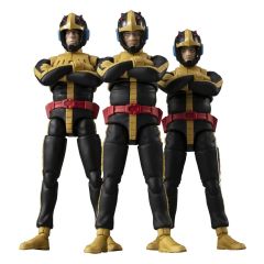 Mobile Suit Gundam G.M.G. Collection 3-Pack Action Figures Principality of Zeon Jet Stream Attack 10 cm (with gift)