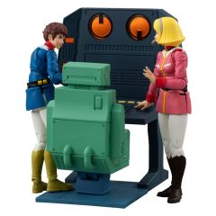 Mobile Suit Gundam G.M.G. Collection EX Diorama White Base Bridge Radio Operator Desk Set 10 cm (with gift)