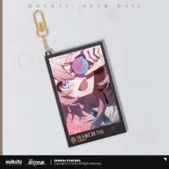 Honkai: Star Rail Countdown Departure Series Acrylic Keychain March 7th Glitter 9 cm