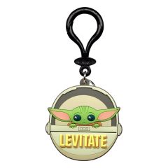 Star Wars Soft Touch PVC Bag Clip Baby Yoda Levitate