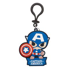 Marvel Soft Touch PVC Bag Clip Captain America