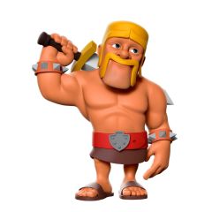 The World of Clash Minix Figure Clash of Clans Barbarian 12 cm