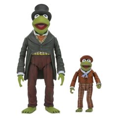 The Muppet Christmas Carol Ultimate Action Figures 2-Pack Kermit as Bob Cratchit & Robin as Tiny Tim 18 cm