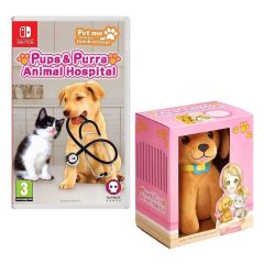 Pups & Purrs Animal Hospital Videogame with plush figure Dog