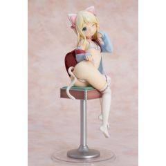 Hatsukoi Ribbon PVC Figure 1/6 Yuu White cat Ver. 25 cm