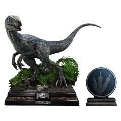 Jurassic World: Fallen Kingdom (Film) Legacy Museum Collection Statue 1/2 Blue Bonus Version 88 cm