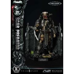 The Alien vs. Predator Museum Masterline Series Statue 1/3 Scar Predator Deluxe Version 93 cm