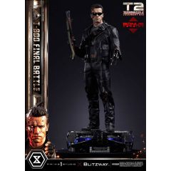 Terminator 2 Museum Masterline Series Statue 1/3 T-800 Final Battle Deluxe Bonus Version 75 cm