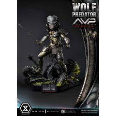 Alien vs. Predator Real Elite Masterline Series Statue 1/3 Requiem Wolf Predator Deluxe Ver. 95 cm