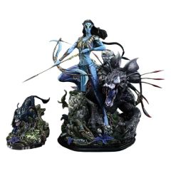 Avatar (Film) Real Elite Masterline Series Statue 1/4 Neytiri & Thanator Deluxe Version 75 cm