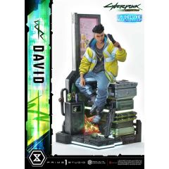 Cyberpunk: Edgerunners Real Elite Masterline Series Statue 1/4 David Bonus Version 58 cm