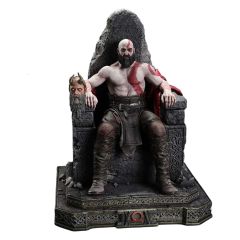 Throne Legacy God of War Series Statue 1/3 Ragnarok Master Thyself Kratos 67 cm