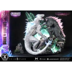 Godzilla x Kong: The New Empire Ultimate Diorama Masterline Series Statue Godzilla vs Shimo Bonus Version 86 cm