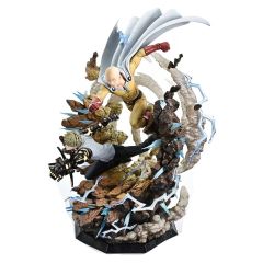 One-Punch Man Ultimate Premium Masterline Series Statue 1/4 Saitama & Genos 73 cm