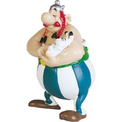 Asterix Figure Obelix with Dogmatix 8 cm