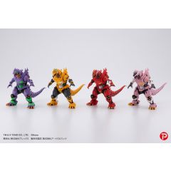 Godzilla x Evangelion Hyper Modeling Series PVC Statues 4-Pack Mechagodzilla Kiryu Eva colour Ver. 9 cm