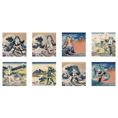 Hatsune Miku x Katsushika Hokusai iXima Sticker A/B/C/D/E/F/G/H