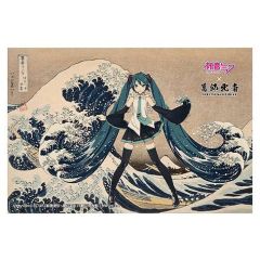 Hatsune Miku x Katsushika Hokusai iXima Postcard The Great Wave off Kanagawa (10)