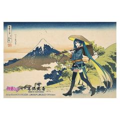 Hatsune Miku x Katsushika Hokusai iXima Postcard Inume Pass in Kai Province (10)