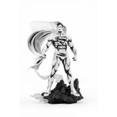 Man of Steel PX PVC Statue 1/8 SDCC 2024 Superman Black & White Version 36 cm