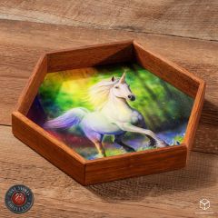Anne Stokes Dice Tray Chase The Rainbow 20 cm