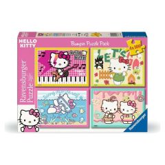 Hello Kitty Puzzle 4-Pack Let's Go, Hello Kitty! (4x100 Pieces)