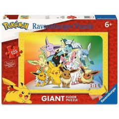 Pokémon Giant Floor Jigsaw Puzzle (125 Pieces)