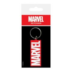 Marvel Comics Rubber Keychain Logo 6 cm