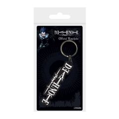 Death Note Rubber Keychain Logo 6 cm
