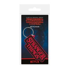 Stranger Things Rubber Keychain Logo 6 cm