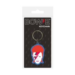 David Bowie Rubber Keychain Aladdin Sane 6 cm