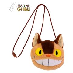 My Neighbor Totoro Plush Pouch with strings Catbus 15 x 14 cm
