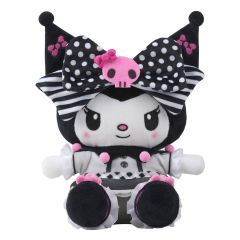 Sanrio Pink Black Party Series Plush Figure Kuromi M 17 cm